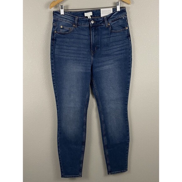H&M Womens 12 Skinny High Waist Full Length Jeans - Picture 1 of 5